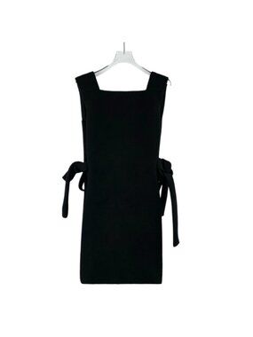 Louis Vuitton 2023 collection black lambswool sleeveless dress